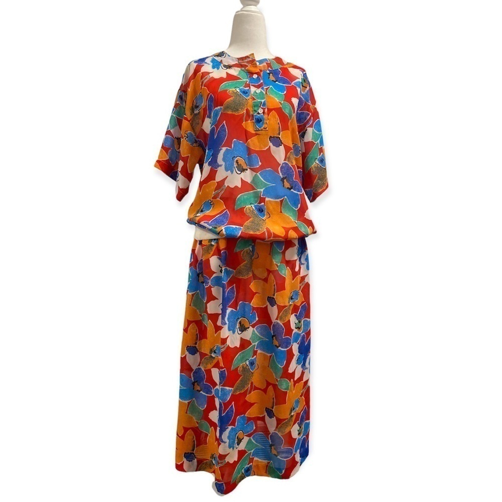 Jolene 70’s vintage top & skirt set